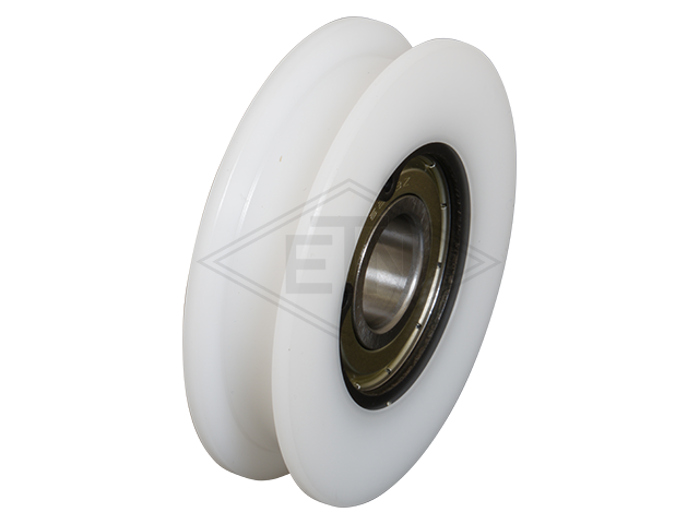 Deurrol PA6 ø 70/60/17 x 17/10 mm, borgring