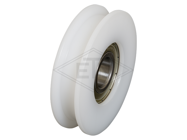 Deurrol PA6 ø 70/60/17 x 17/10 mm, borgring