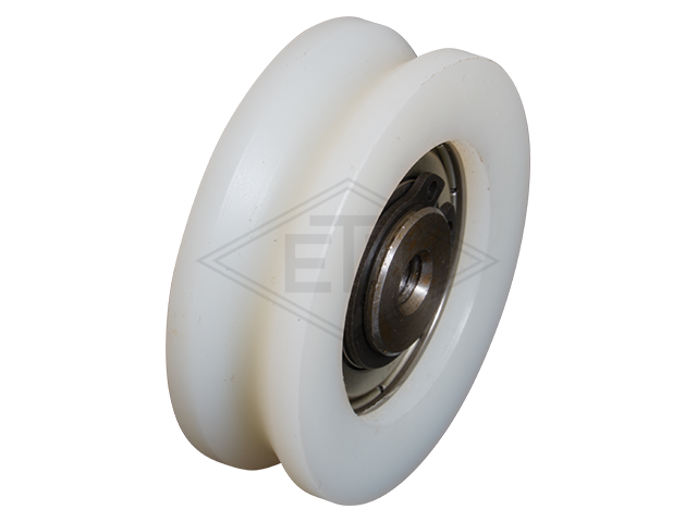 Kabelrol POM ø 45/40/M6 x 14,5 mm, as centrisch met binnen schroefdraad M6