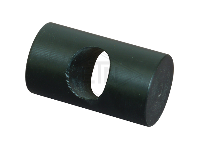 Rol PA6.6 ø 16 x 28 mm, zwart
