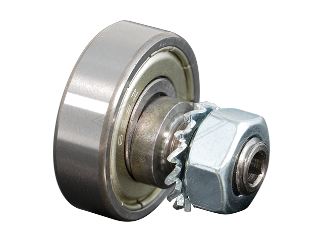 Tegenrol ø 26/M8 x 27/8 mm, met excentric as