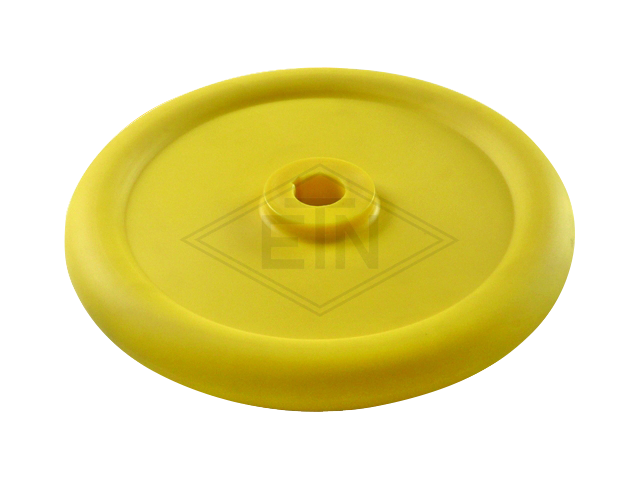Handwiel ø 300/65 x 40/20 mm, 13 mm hole, PA6G, geel