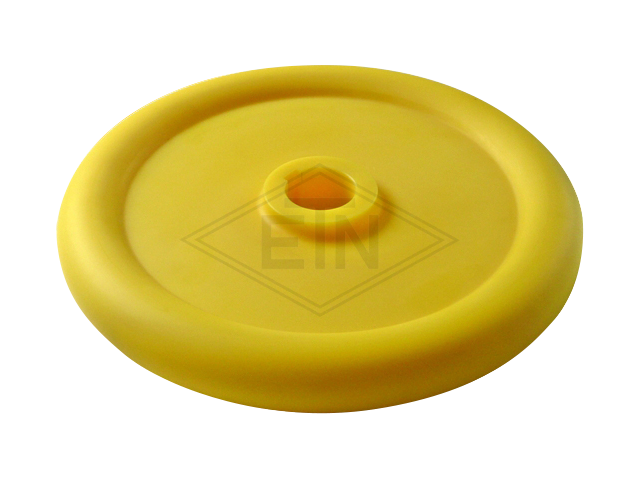 Handwiel ø 300/65 x 40/20 mm, keyway 25/28,3 mm, keyway breedte 8 mm,PA6G, geel