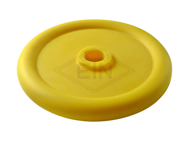 Handwiel ø 300/65 x 40/20 mm, keyway 38/41,3 mm, keyway breedte 10 mm, PA6G, geel