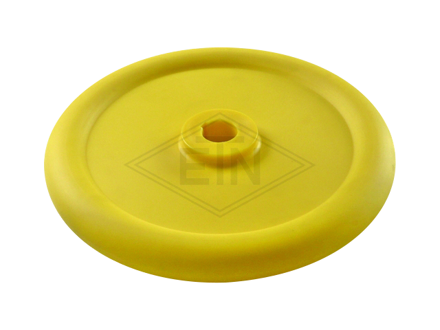 Handwiel ø 300/65 x 40/20 mm, keyway 23/26,3 mm, Keyway breedte 8 mm, PA6G, geel