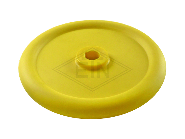 Handwiel ø 300/65 x 40/20 mm, keyway 22/24,8 mm, keyway breedte 6 mm, PA6G, geel