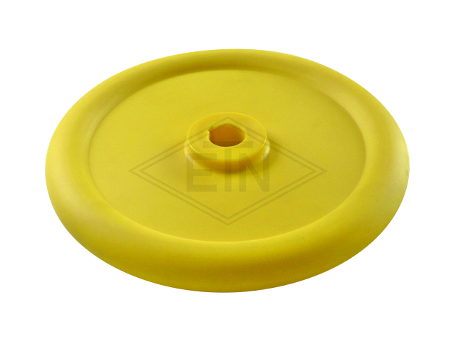 Handwiel ø 300/65 x 40/20 mm, keyway 30/33,3 mm, keyway breedte 8 mm, PA6G, geel