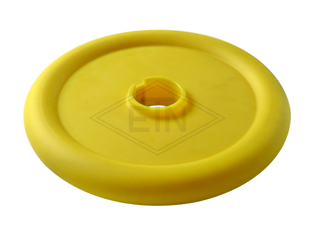 Handwiel ø 300/85 x 40/20 mm, keyway 65/69,4 mm, keyway breedte 18 mm, PA6G, geel