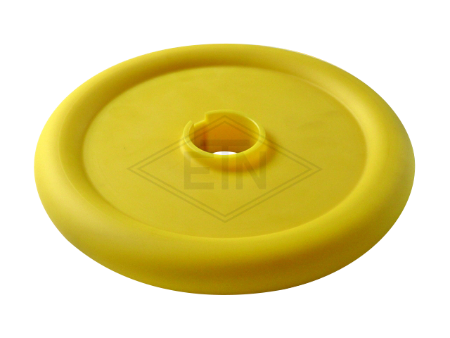 Handwiel ø 300/85 x 40/20 mm, keyway 56/60,3 mm, keyway breedte 16 mm, PA6G, geel