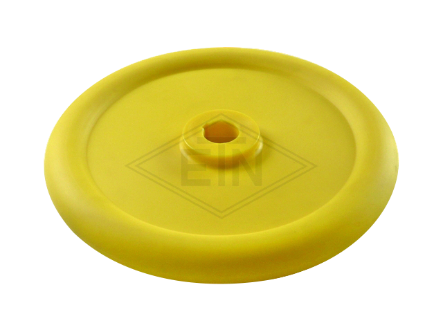 Handwiel ø 300/65 x 40/20 mm, keyway 20/22,8 mm, keyway breedte 6 mm, PA6G, geel