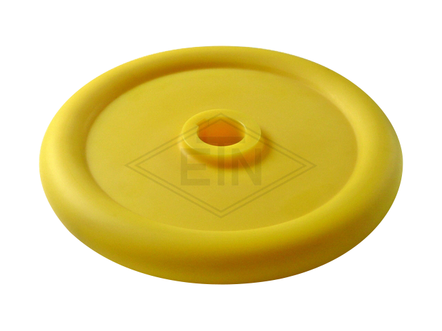 Handwiel ø 300/65 x 40/20 mm, keyway 33/36,3 mm, PA6G, geel