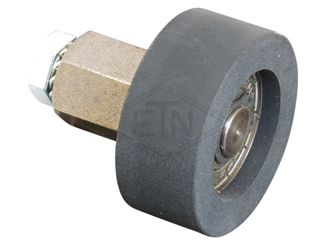 Carrier rol ø 40/10 x 17 mm, snap ring as centrisch M8 binnen schroefdraad lock ring zeskant bouten M8 x 10 mm
