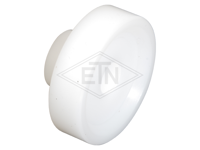 Staafrol POM ø 33/14,8/8,1 x 17,5/9,4 mm, voor deur carrier