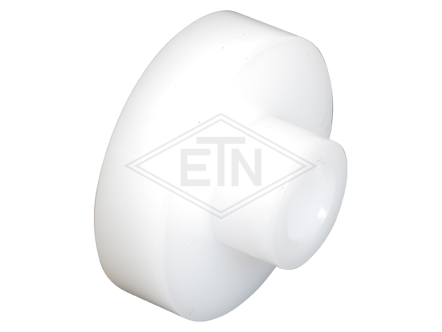 Staafrol POM ø 33/14,8/8,1 x 17,5/9,4 mm, voor deur carrier