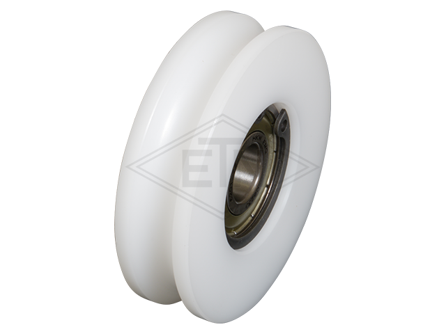 Deurrol PA6G ø 63,5/54/12 x 17 mm, borgring