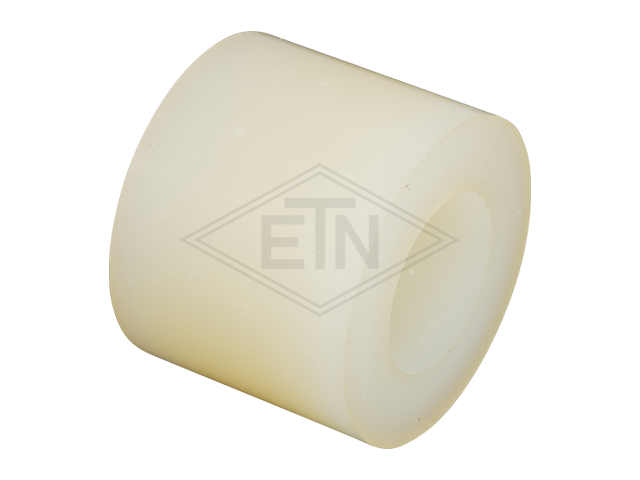 Carrier rol ø 40/27/22 x 32 mm, PUR nature, 80° Shore A, zonder ball-bearing