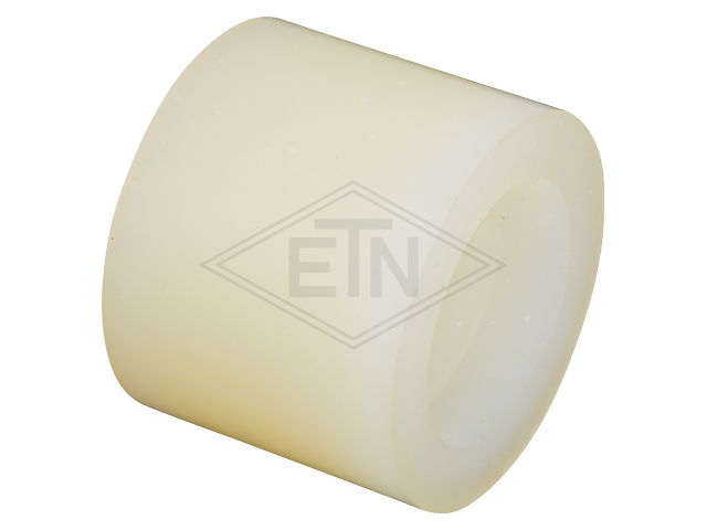 Carrier rol ø 40/27/22 x 32 mm, PUR nature, 80° Shore A, zonder ball-bearing