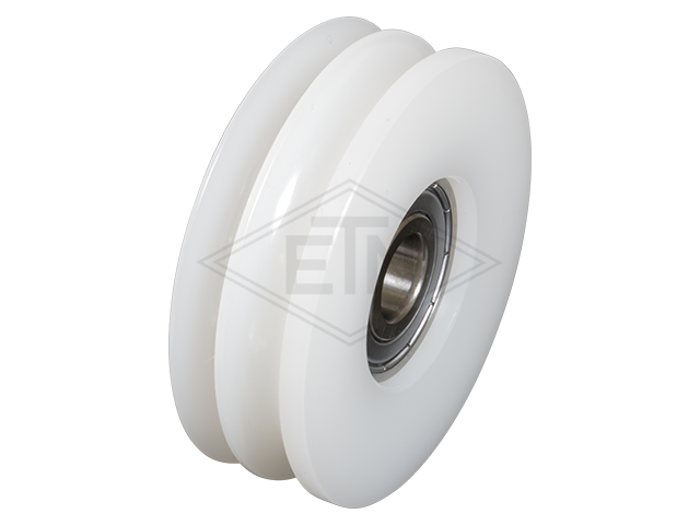 Deurrol PA 12 G ø 65/55/12 x 21 mm, met rond groef