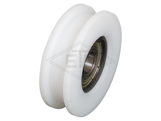 Deurrol POM ø 58/50/12 x 18/10,3, borgring
