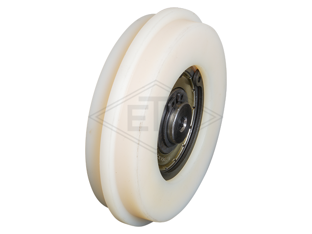 Omkeerschijf voor chain PA6G ø 88/80/M10 x 22 mm, centrisch as M10 buiten schroefdraad