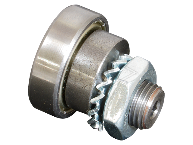 Tegenrol ø 28/M12 x 29/8 mm, excentrisch met montage accessories