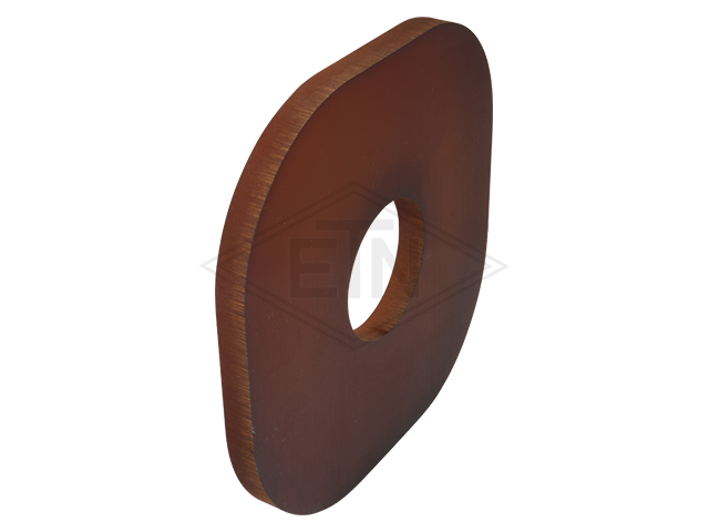 Polygon disc voor overspeed governor 170 x 170/ø55 x 12 mm VU 80°