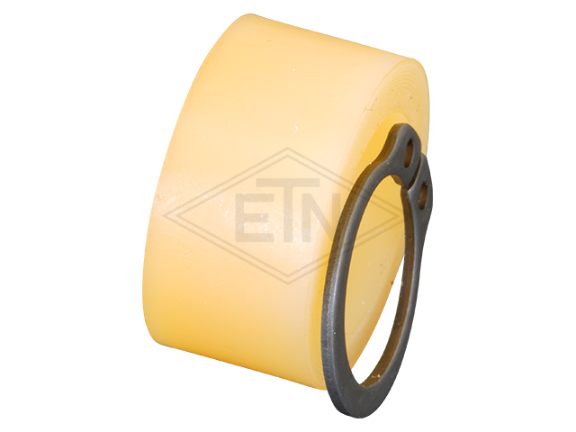Hook bout rol ø 22/15 x 11 mm, VU 92° Shore A, inclusief ø 15 mm, voor Thyssen S8 en S12