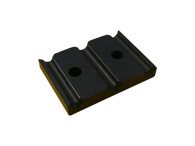 Sliding pad 80 x 56 x 11,5 mm, ETN ® -HM-1000, (2 x 1 pc = pc sliding jaw spanning draad geleider)