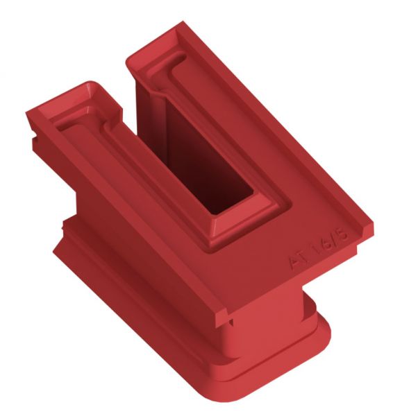 Klemstukken van ACLATHAN®, 90 × 74 × 16 mm
