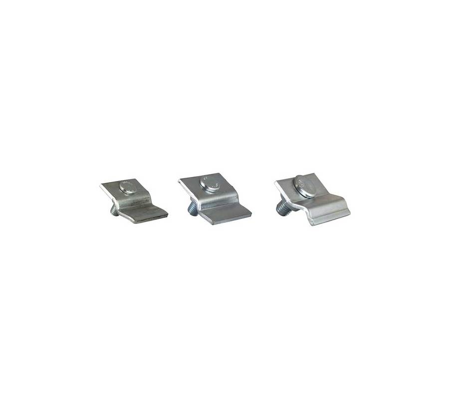 Plaatstalen railklemmen (voor 12 mm) M12x35