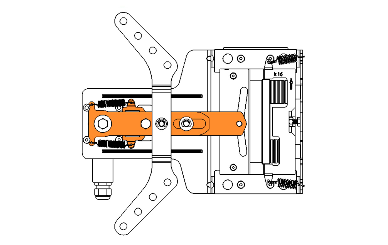 CL-SG-P-B/U-T111 bi en unidirectioneel progressieve vangrem, GR8