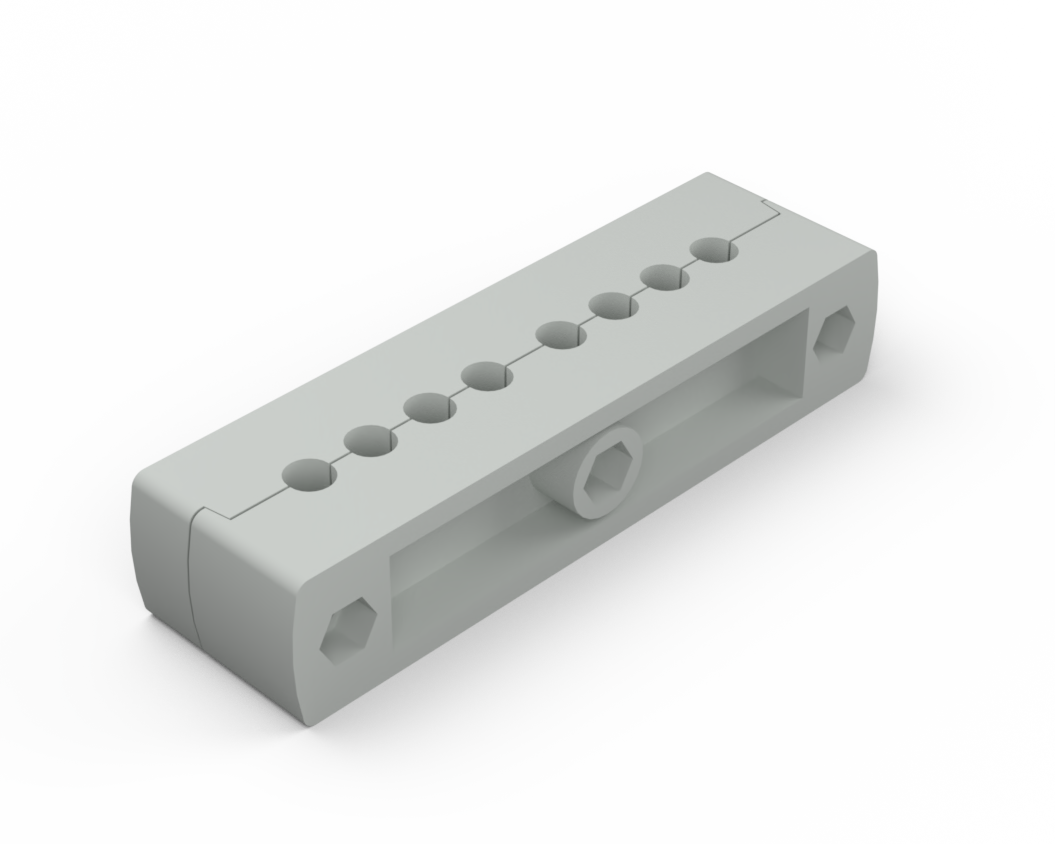 Kabelhouders Ø6,5 mm, voor 12 stuks kabels